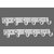 Ghardwar Stainless Steel Cloth Hook 6 Pin (Pack of 1) Bathroom Cloth Hanger Robe Wall Door Hooks Rail for Hanging Keys,Clothes,Towel Steel Hook