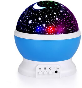 House Of Quirk Night Light Lamps For Bedroom Romantic 360 Degree Rotating Star Projector Lights