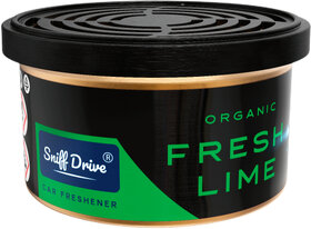 Sniff Drive Organic Fresh Lime Air Freshener, car perfume to freshen up your car