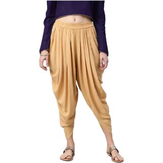 TNQ Women Solid Rayon Dhoti Salwar/Flared Dhoti/Plain Dhoti Salwar