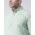 Riag Mens Ethnic Green Solid Long Kurta
