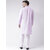 Riag Mens Ethnic Purple Solid Long Kurta