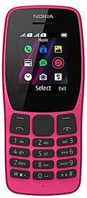 (Refurbished) Nokia 110 Dual SIM (Pink, Dual Sim, 1.7 inch Display) - Superb Condition, Like New