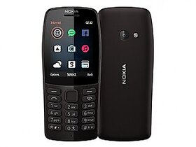 (Refurbished) Nokia 210 (Black, Dual Sim, 2.4 inch Display) - Superb Condition, Like New