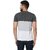 The Mini Needle Mens Grey Solid 100% Cotton Round Neck T-Shirt