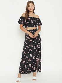 Purys Women Co-ords Black Dress