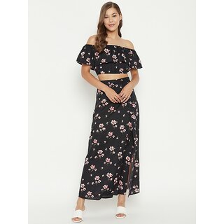 Purys Women Co-ords Black Dress