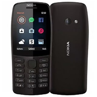 (Refurbished) Nokia 210 (Black, Dual Sim, 2.4 inch Display) - Superb Condition, Like New