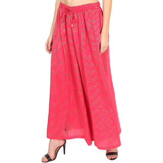 TNQ Women's Regular Fit Cotton Palazzo