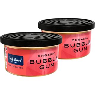 Sniff Drive Organic Air Freshener, car perfume to freshen up your car  Combo of (Bubble Gum)