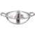 Dhara Stainless Steel Triply  Kadai 2000 with  Lid  20CM