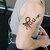Maa Paa With Om Tattoo Waterproof Men And Women Temporary Body Tattoo