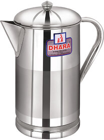 Dhara Stainless Steel Slimline Water Jug 1000  1 L Water Jug