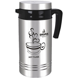 Dhara Stainless Steel Tea Star-1200ml Steel Flask