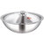 Dhara Stainless Steel Triply Tasla 2000 with Stainless Steel Lid 20 cm