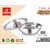 Dhara Stainless Steel Triply Tasla 2000 with Stainless Steel Lid 20 cm