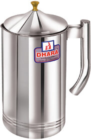 Dhara Stainless Steel Aster Water Jug 2000  Jug 2 L Water