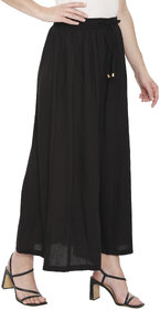TNQ Women Full Flared Rayon Palazzo  Flared Sharara  Regular Fit Rayon Palazzo Pants