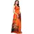 SVB Sarees Womens Orange Colour Khadi Silk Saree With Blouse