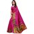 SVB Sarees Womens Pink Colour Khadi Silk Saree With Blouse