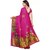SVB Sarees Womens Pink Colour Khadi Silk Saree With Blouse