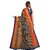 SVB Sarees Womens Multicolour Pure Georgette Printed Saree With Blouse Piece