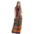 SVB Sarees Womens Multicolour Pure Georgette Printed Saree With Blouse Piece