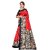 SVB Sarees Womens Red Colour Art Silk Saree With Blouse