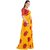 SVB Sarees Womens Yellow And Red Colour Floral Printed Saree With Blouse Piece