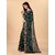 SVB Sarees Womens Dark Green Colour Embellished Bandhani Saree