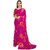 SVB Sarees Womens Pink Colour Floral Printed Saree With Blouse Piece