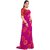 SVB Sarees Womens Pink Colour Floral Printed Saree With Blouse Piece