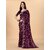 SVB Sarees Womens Purple Colour Embellished Bandhani Saree