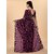 SVB Sarees Womens Purple Colour Embellished Bandhani Saree