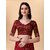 SVB Sarees Womens Maroon Colour Embellished Bandhani Saree