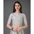 SVB Sarees Womens Grey Colour Cotton Embroidried Work Saree With Blouse Piece