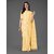 SVB Sarees Womens Yellow Colour Cotton Embroidried Work Saree With Blouse Piece