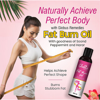 Globus Remedies Fat Burn Oil Anticellulite Slimming Oil for Body Shaping 100ml
