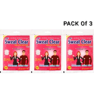 Sweat Clear Underarm Sweat Pads pack of 3
