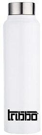 TRIBBO Stainless Steel Water Bottle 750 ML Water Bottles For Fridge School,Gym,Home,office,Boys   Girls Kids Leak Proof(WHITESIPPER CAP SET OF 1 750 ML)