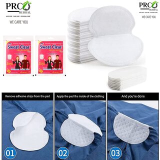 Sweat Clear Underarm Sweat Pads pack of 2