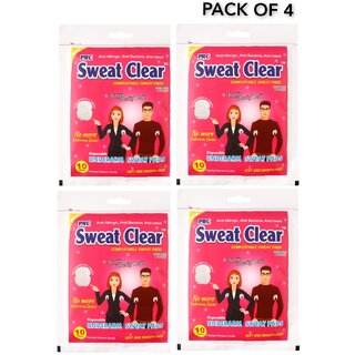 Sweat Clear Underarm Sweat Pads pack of 4