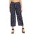 TNQ Women Rayon Dotted Trouser  Rayon Belted Palazzo  Women Summer Flared Palazzo