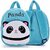 Aurapuro Kids School Bag Panda Soft Plush Backpacks Cartoon Baby Boys/Girls Plush Bag School Bag (Blue, 10 L) School Bag (Blue, 10 L)