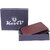 Keviv Men Casual Brown Artificial Leather Wallet - Mini (12 Card Slots)