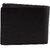 Keviv Men Casual Black Genuine Leather Wallet - Mini (8 Card Slots)