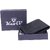 Keviv Men Casual Black Artificial Leather Wallet - Mini (8 Card Slots)