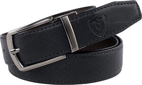 Keviv Men Evening, Party, Formal, Casual Black, Brown Genuine Leather Reversible Belt