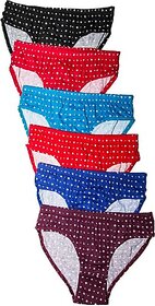 SUPERMOOD Panty For Girls (Multicolor, Pack of 6)