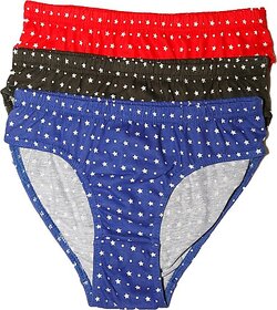 SUPERMOOD Panty For Girls (Multicolor, Pack of 3)